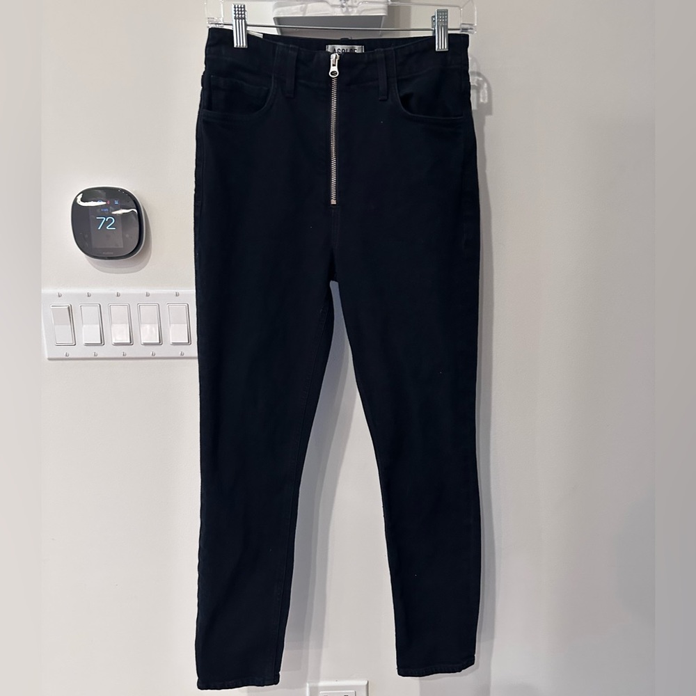 AGOLDE black skinny Jean with zipper